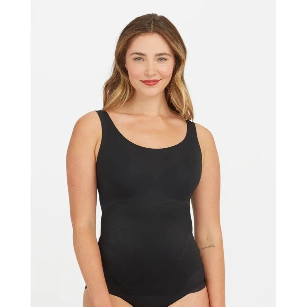 NWOT Spanx Thinstincts 2.0 Tank Very Black, size M